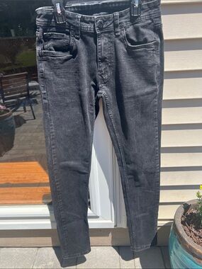 Men's Skinny Black Stretch Jeans